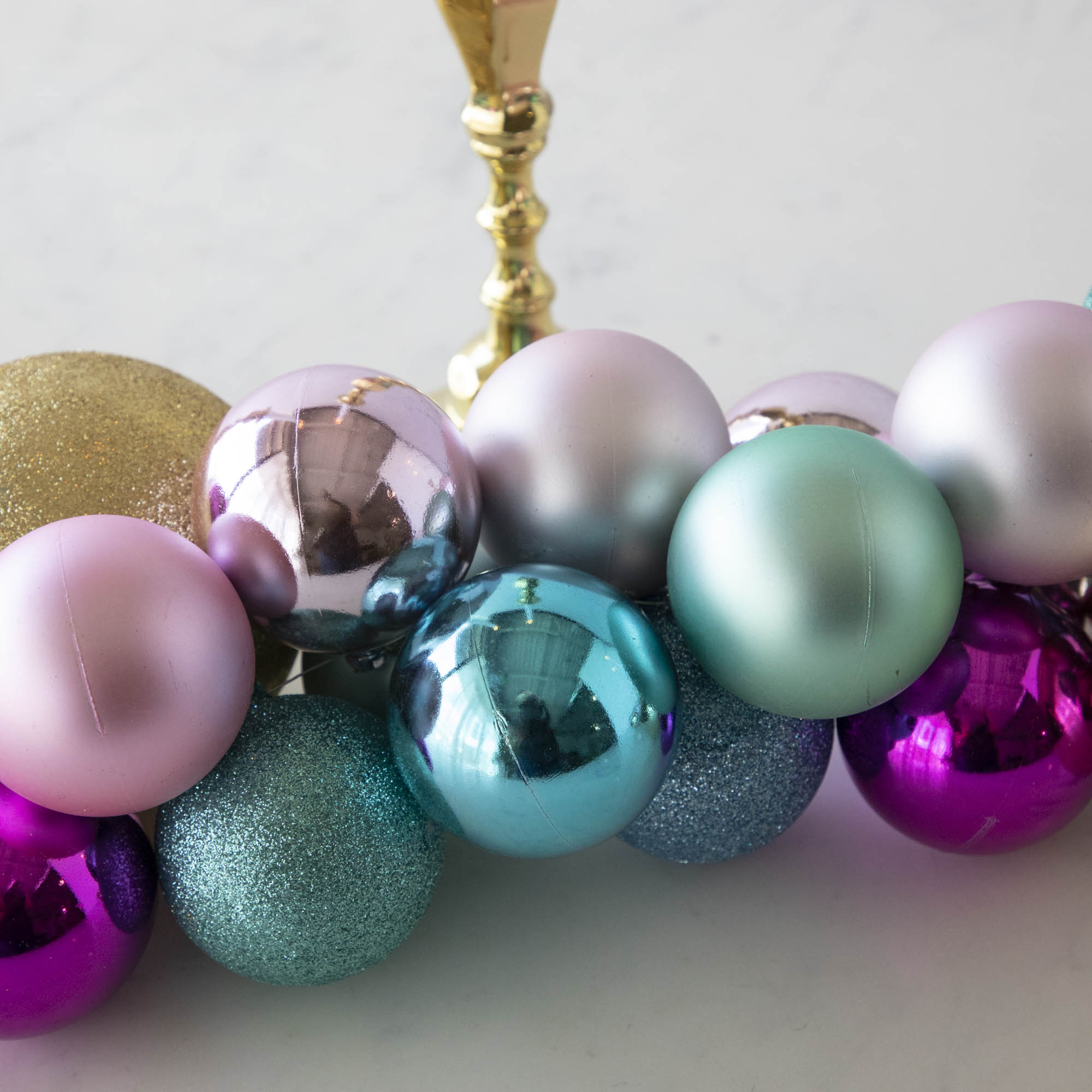 Pastel Collected Ornament Garland