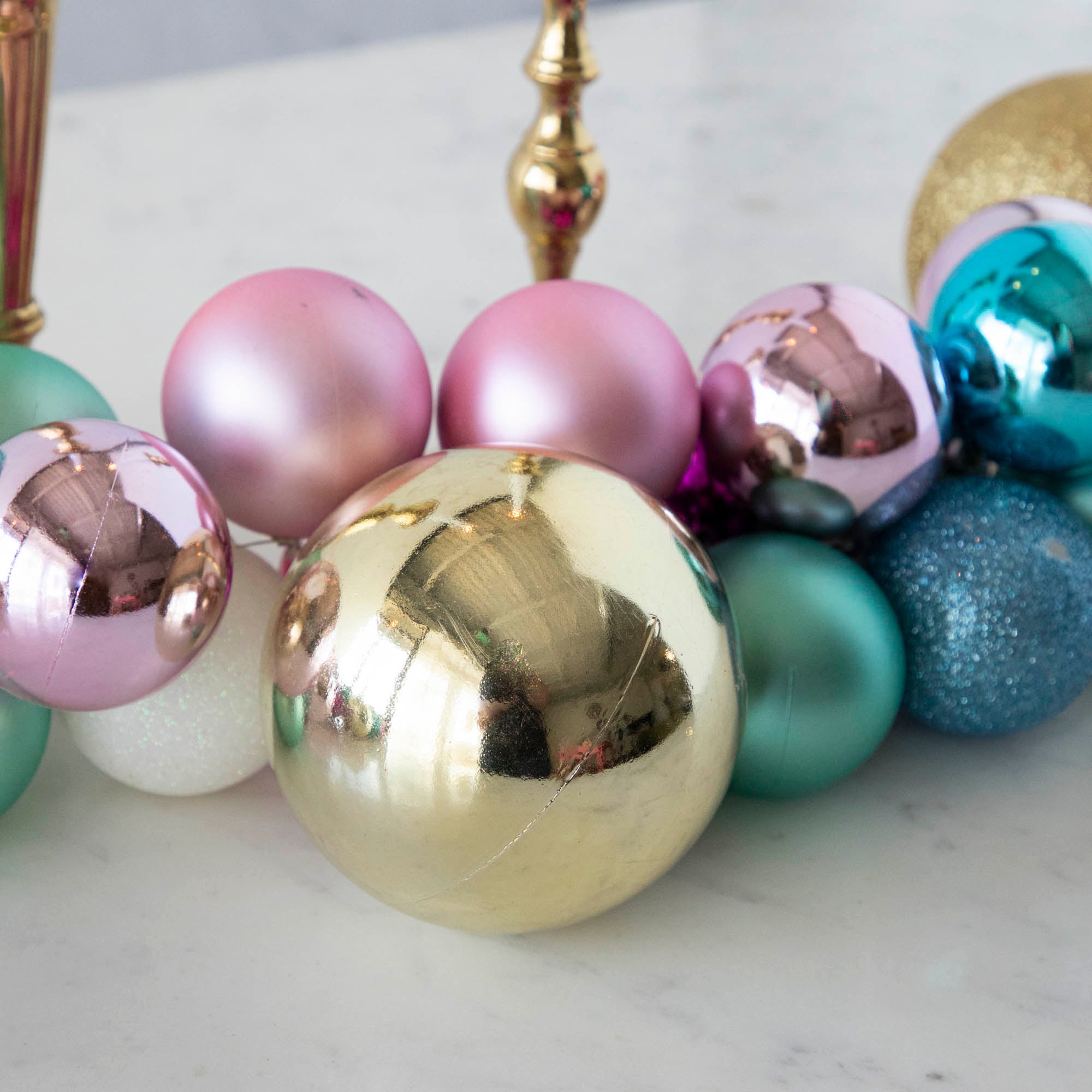 Pastel Collected Ornament Garland