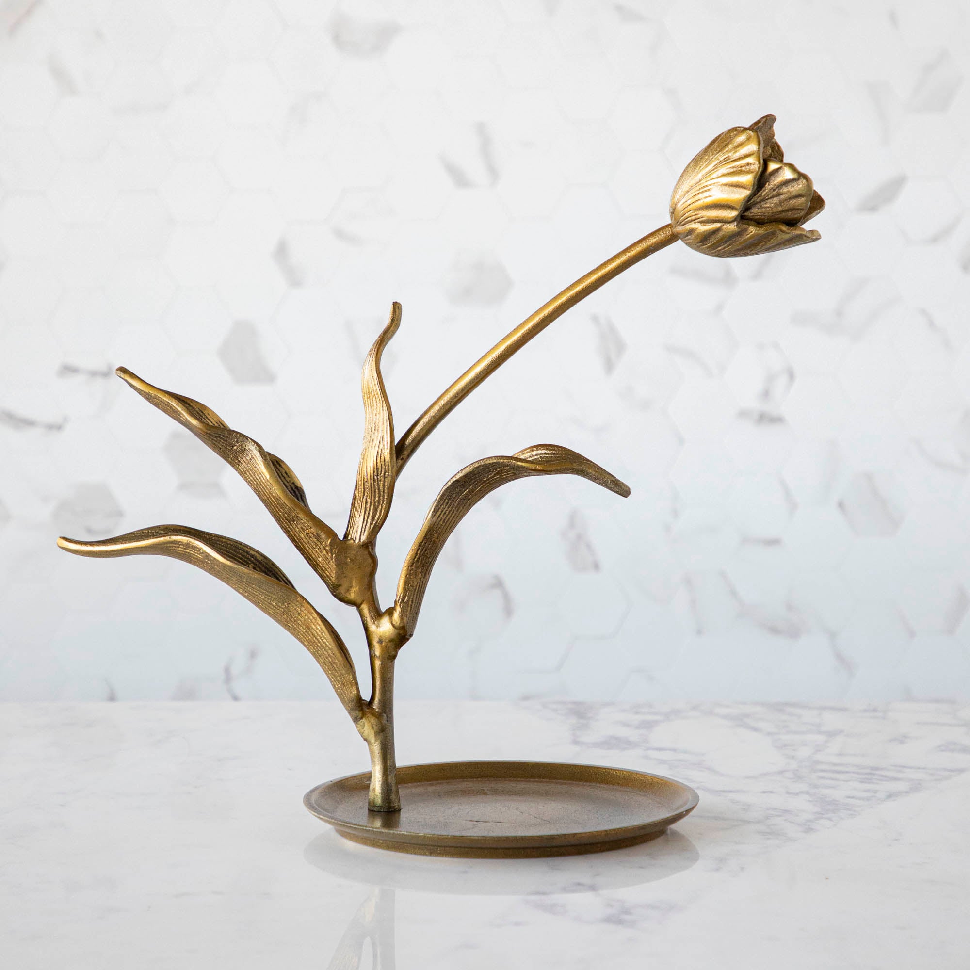 Craning Tulip Sculptures