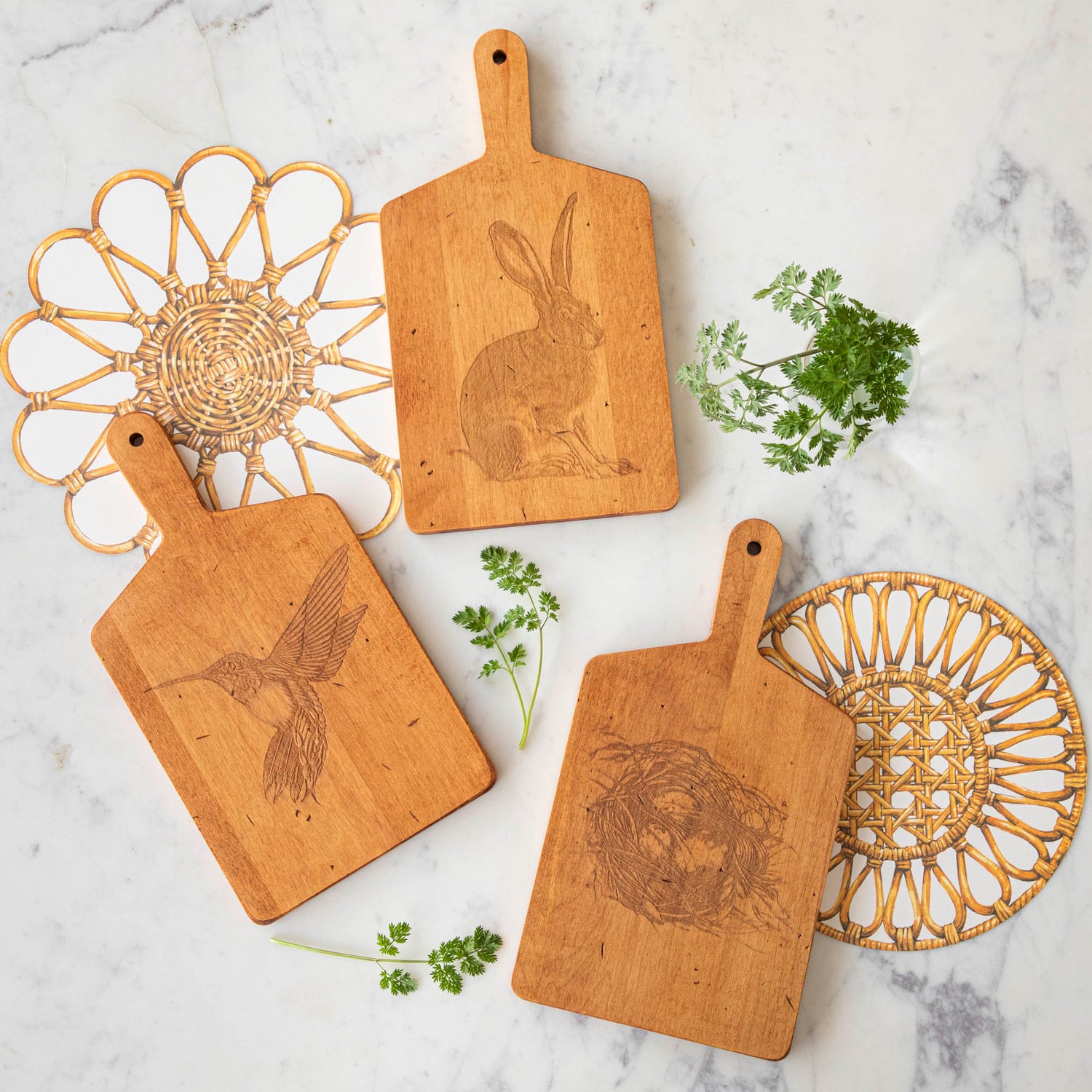 Rabbit Artisan Maple Rectangle Cheese Board