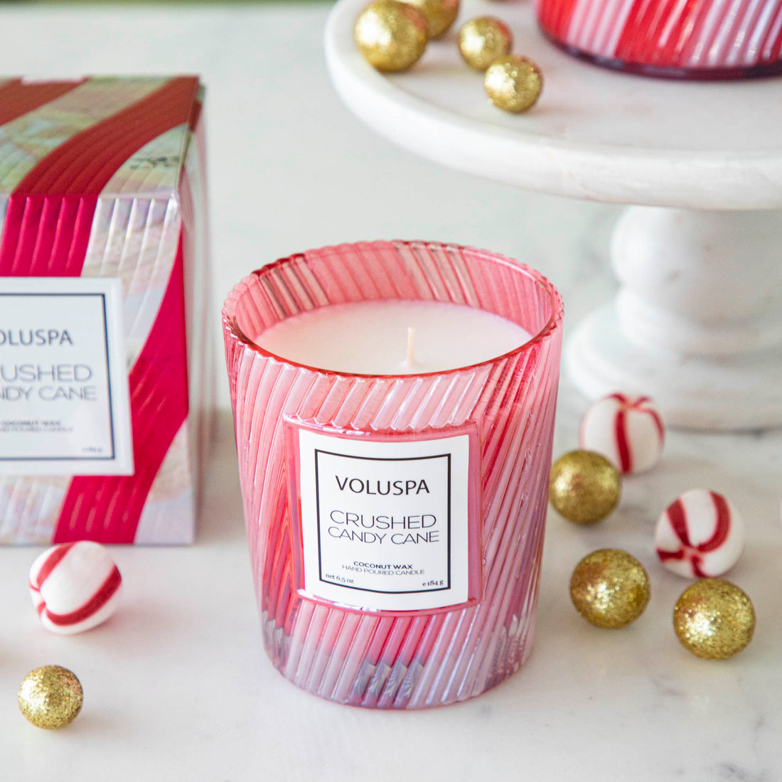 Crushed Candy Cane Candle