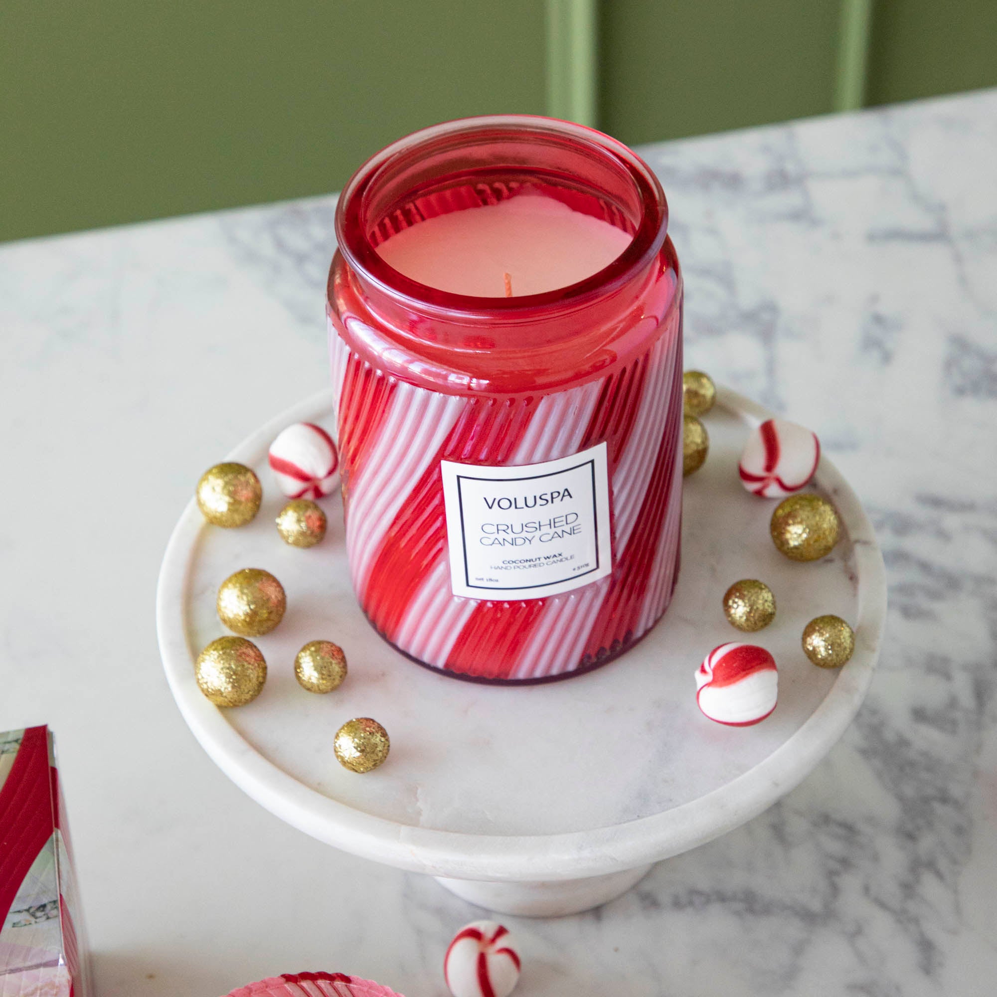 Crushed Candy Cane Candle