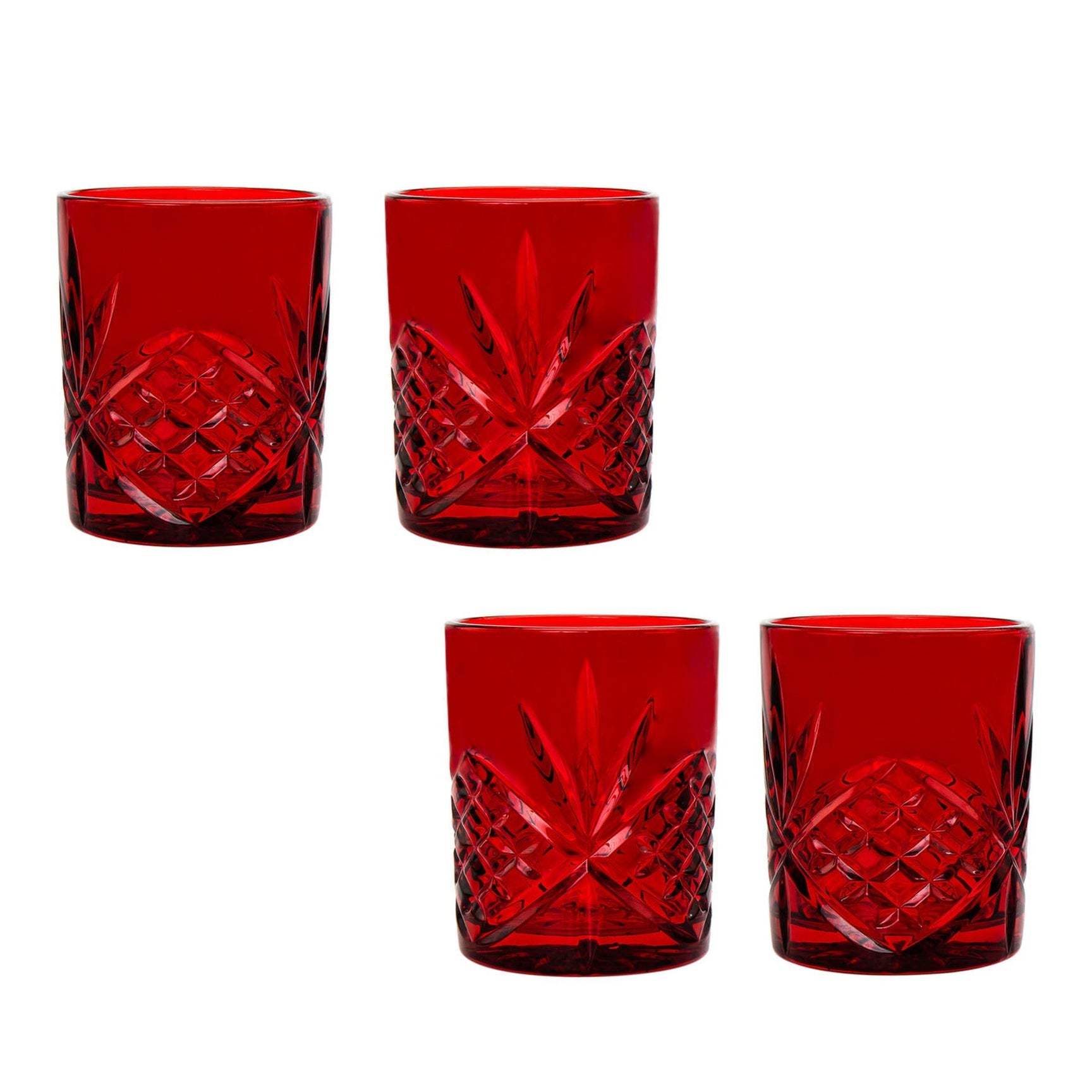 Dublin Crystal Red Glassware