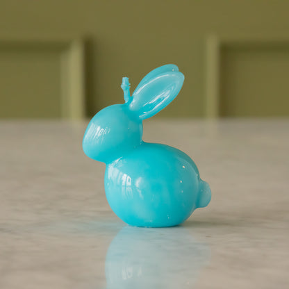 Blue Bunny Candle.