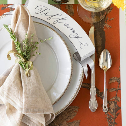 Harvest Vegetable (Persimmon) Placemat