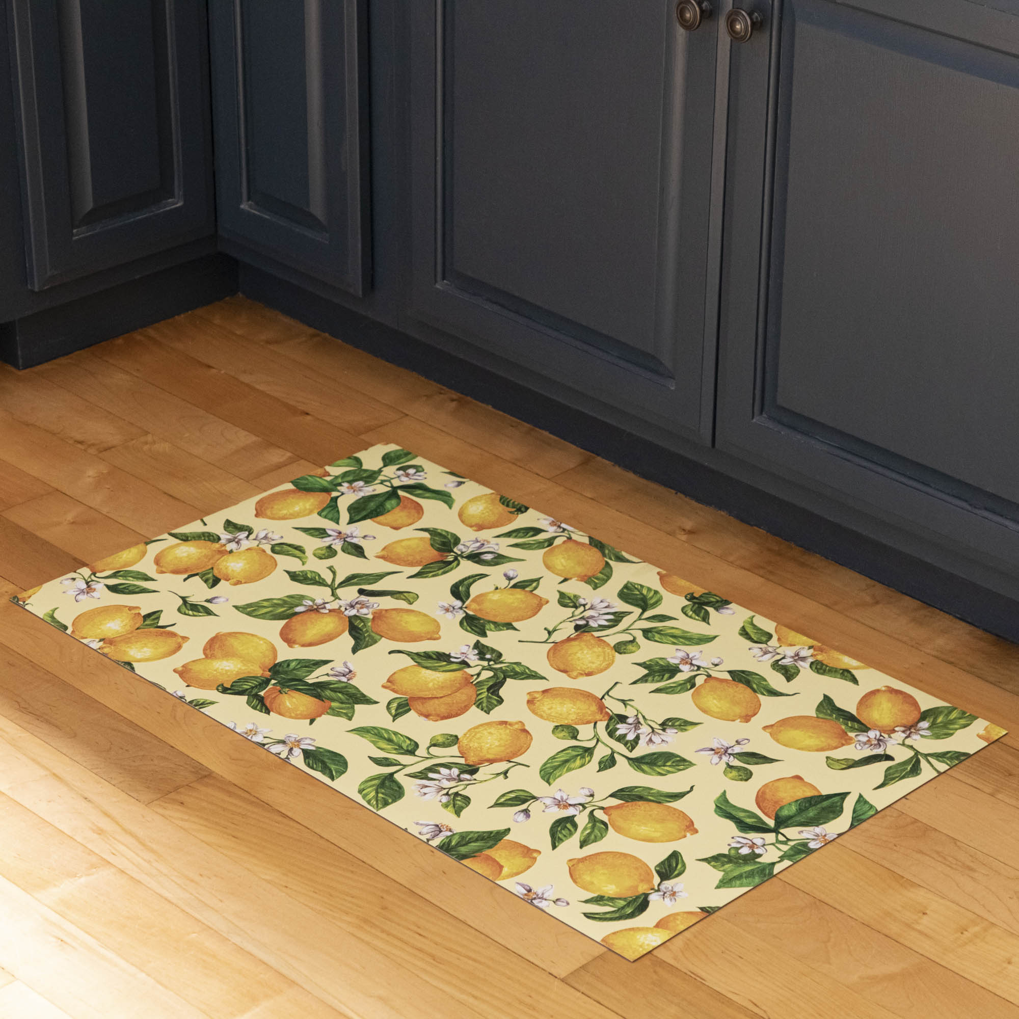 Lemons Vinyl Floor Mat