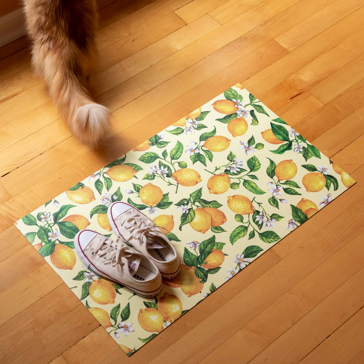 Lemons Vinyl Floor Mat