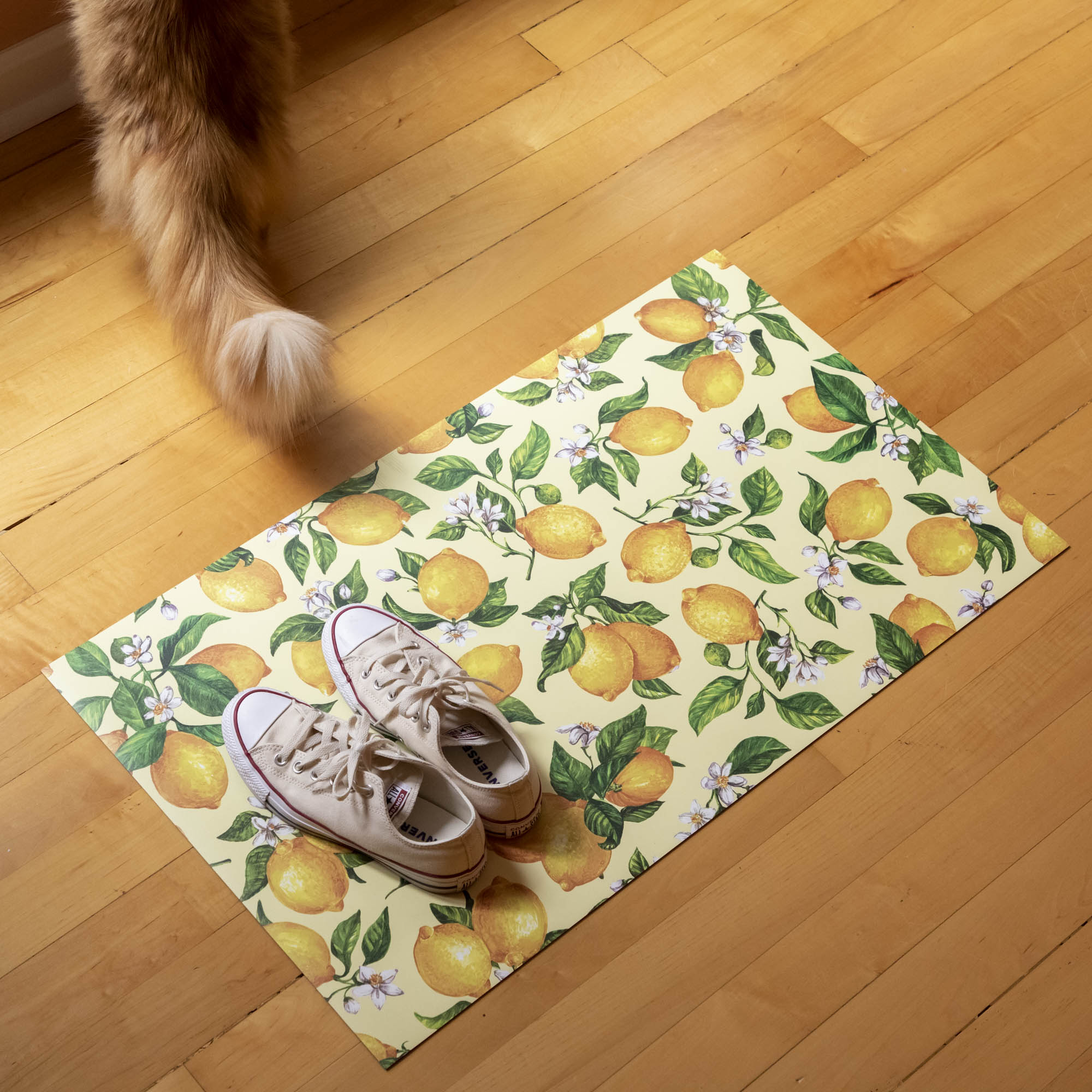 Lemons Vinyl Floor Mat