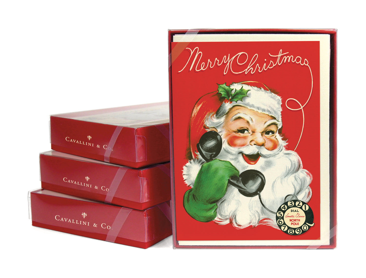 Telephone Santa Boxed Set Cards