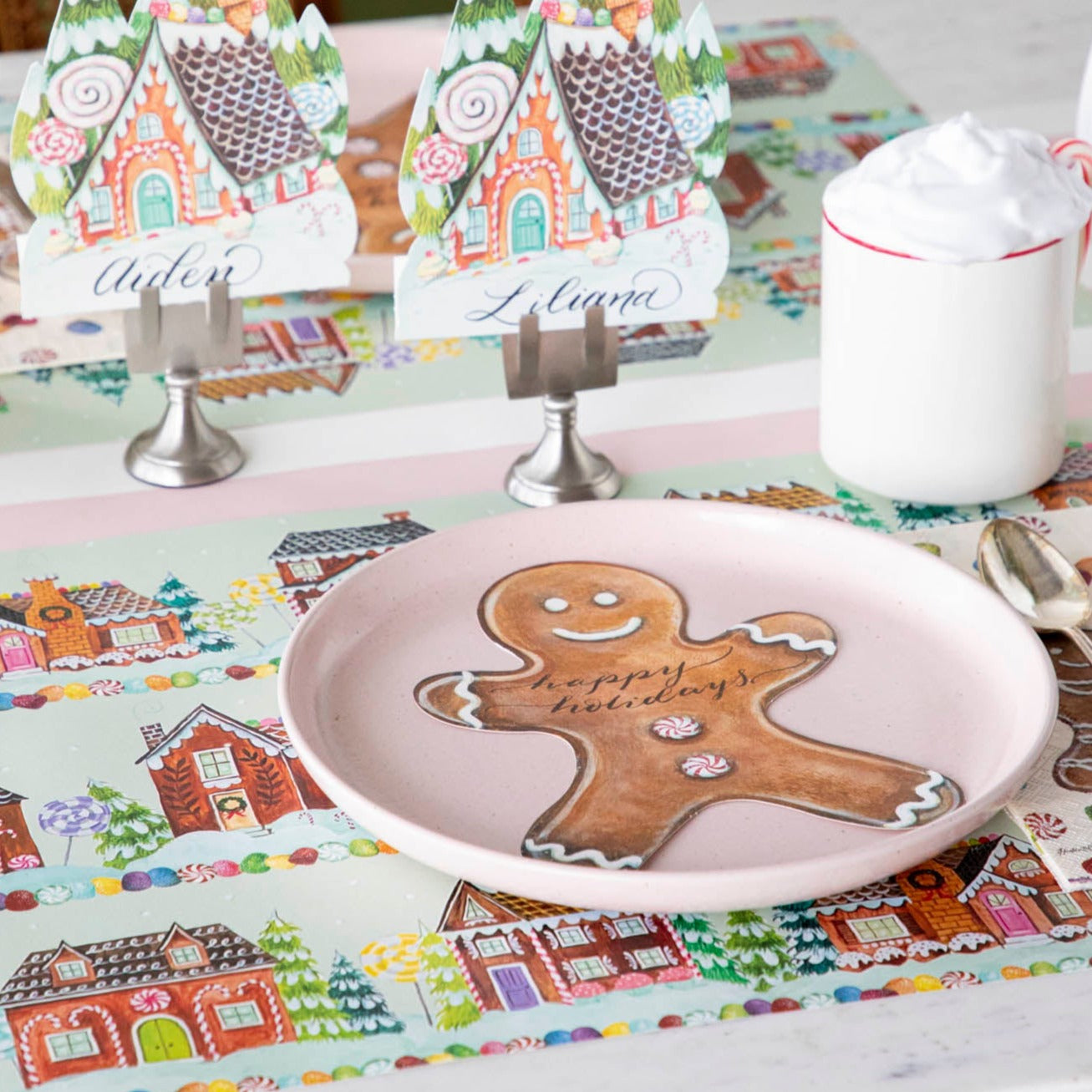 Gingerbread Village Placemat