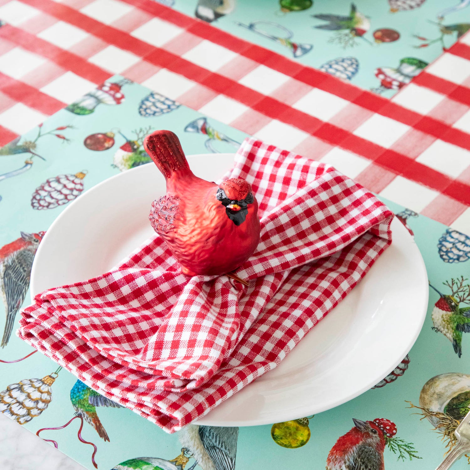 Glass Bird Clip Ornaments