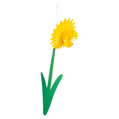 Honeycomb Daffodil in medium, with an all yellow flower and green stem.