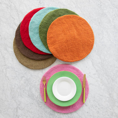 Felt Placemats in assorted colors