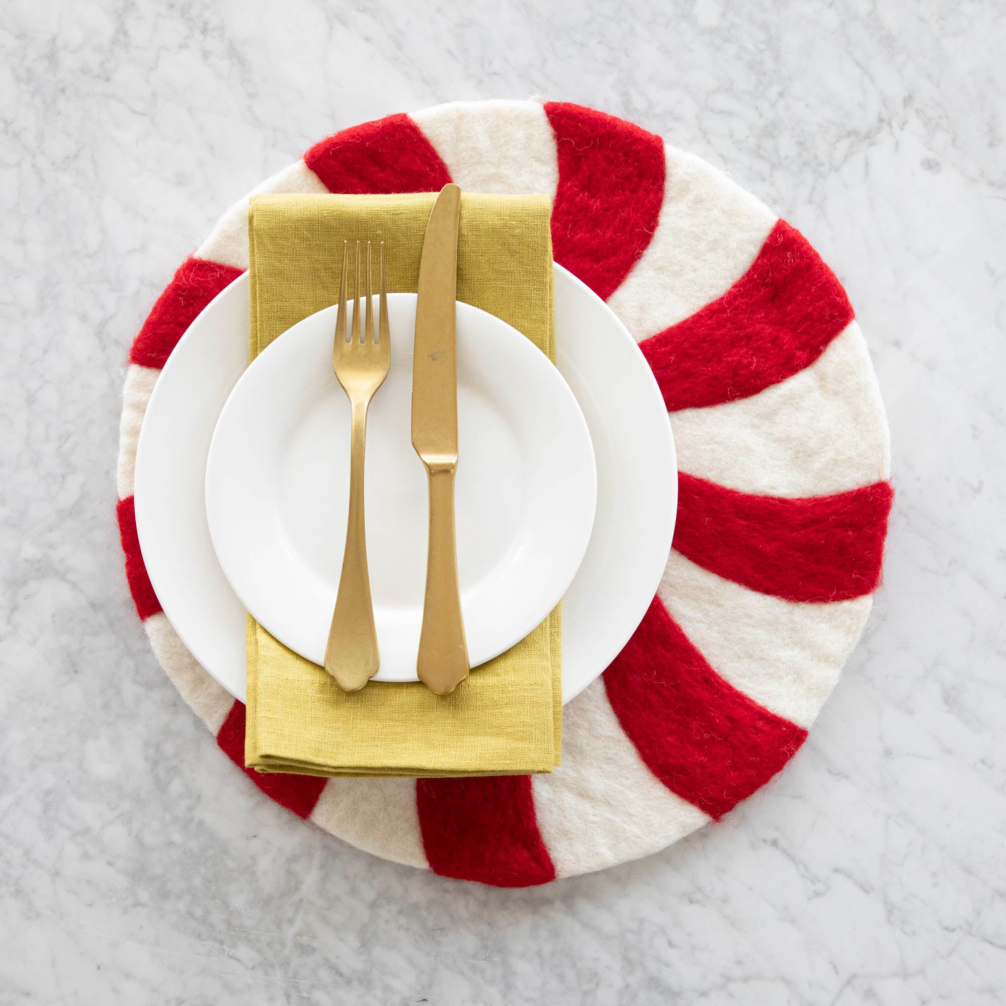 Felt Candy Stripe Placemat