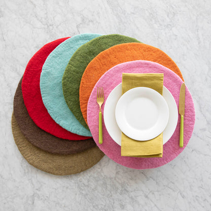 Felt Placemats in assorted colors