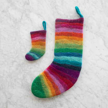 Felt Rainbow Stockings in 2 sizes