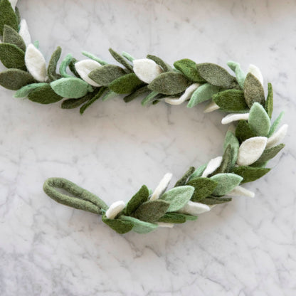 Felt Greenery Garland