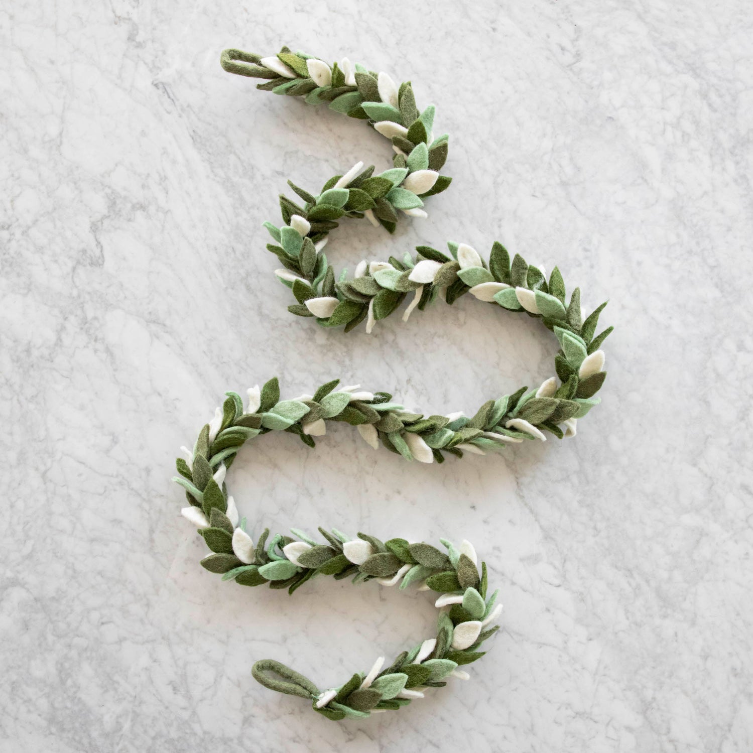 Felt Greenery Garland