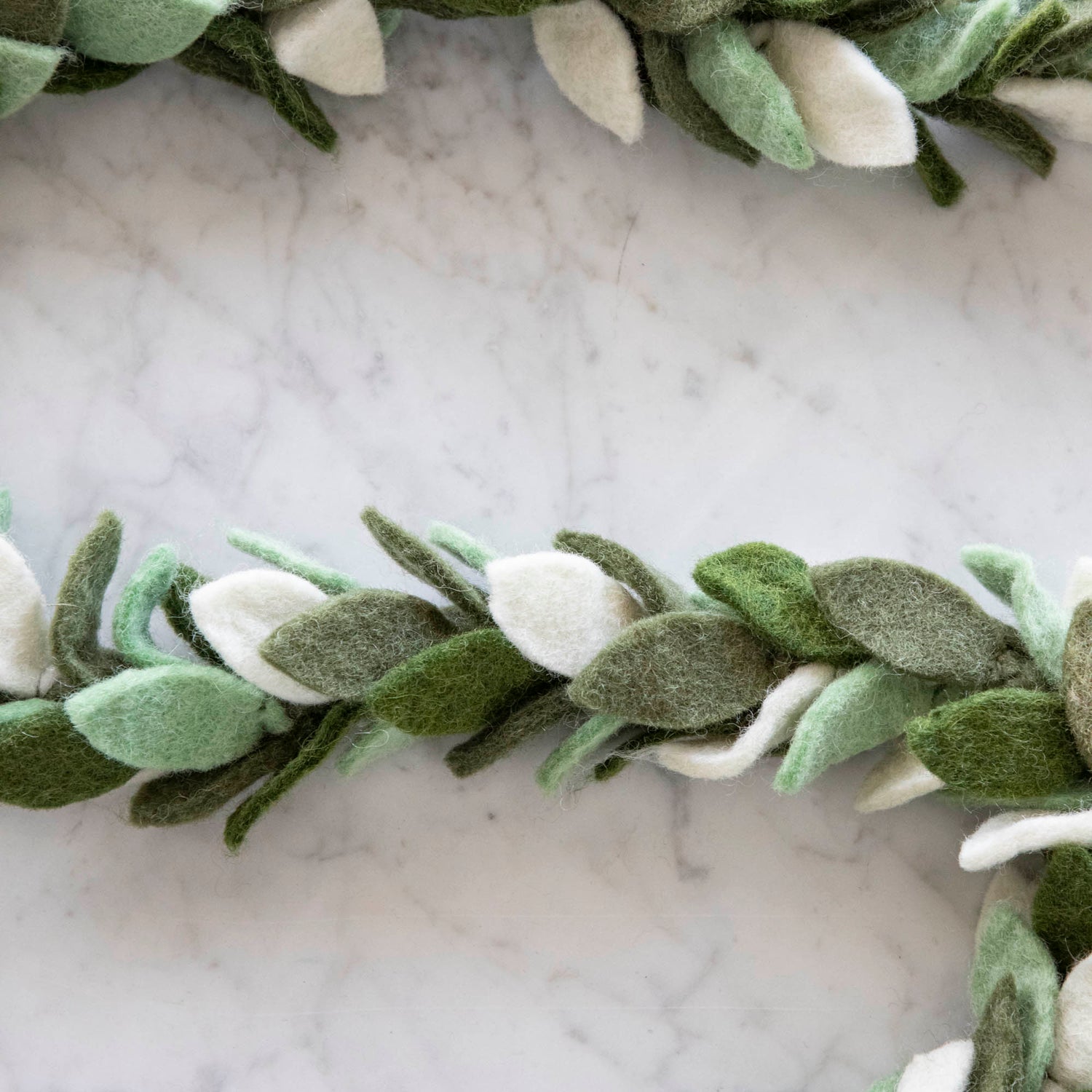 Felt Greenery Garland