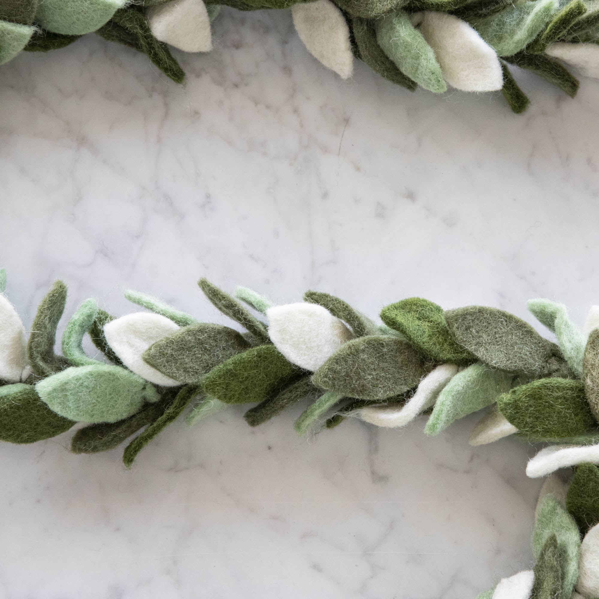 Felt Greenery Garland