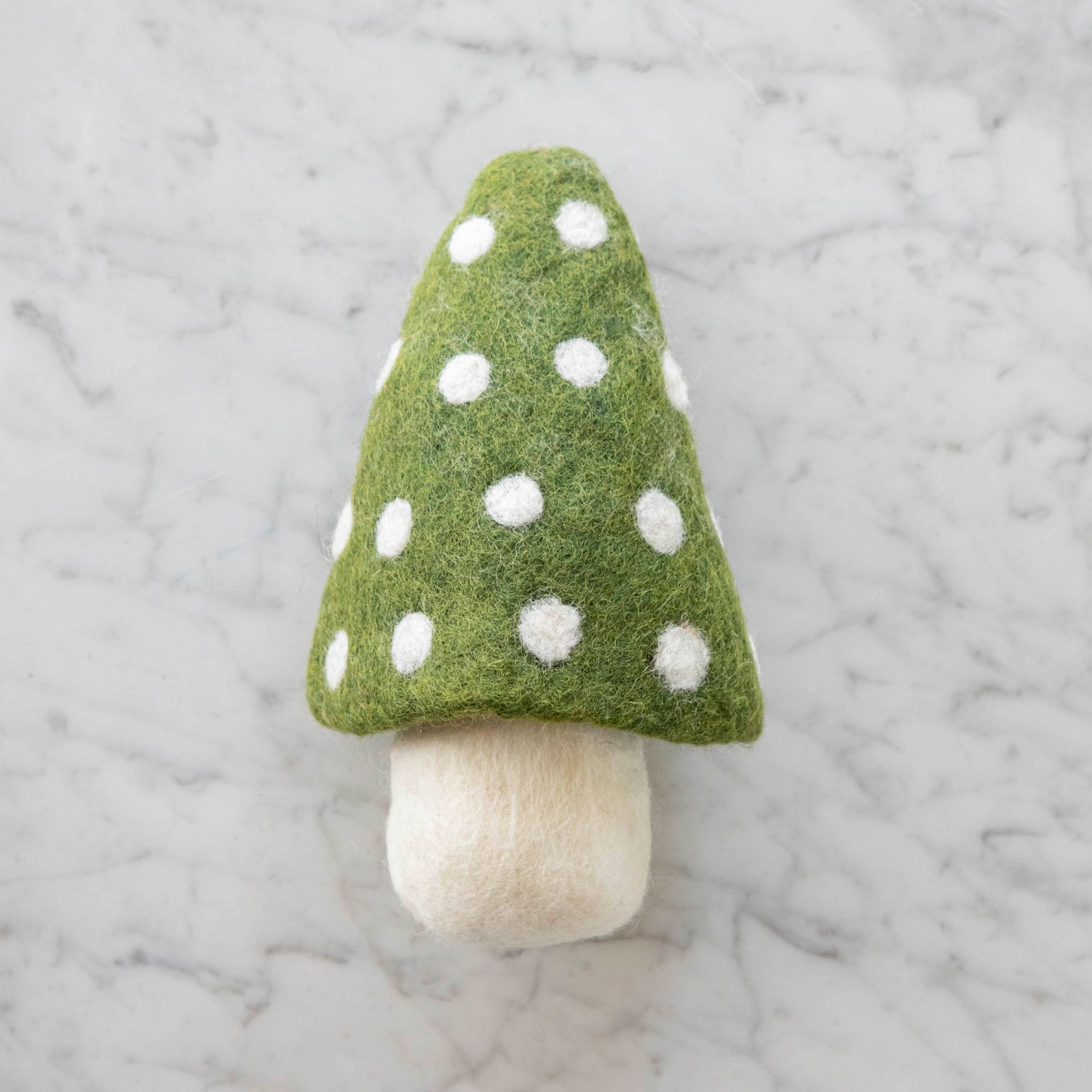 Green Felt Mushroom