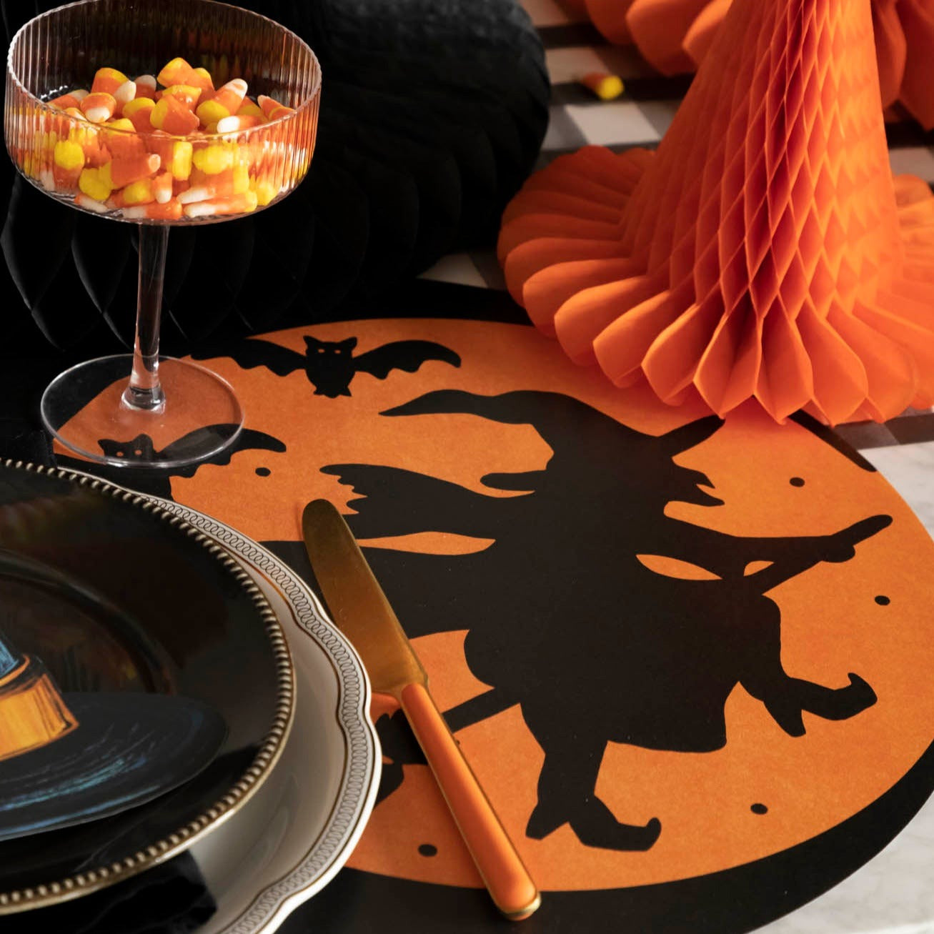 Die-cut Wicked Witch Placemat
