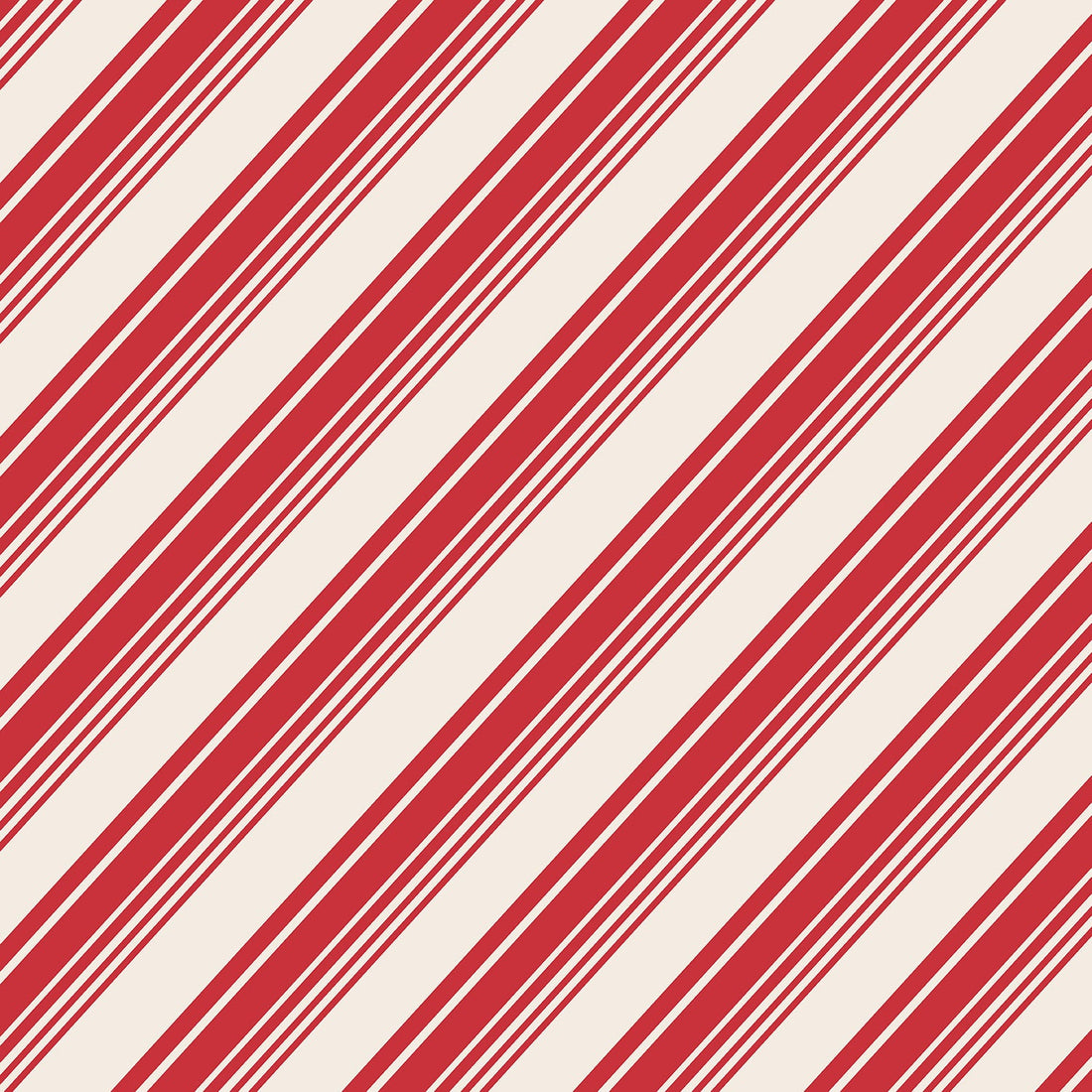 Peppermint Stripe Cocktail Napkins