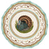 Die-cut Heritage Turkey China Placemat on a white background.