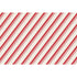 A Peppermint Stripe Placemat on a white background.