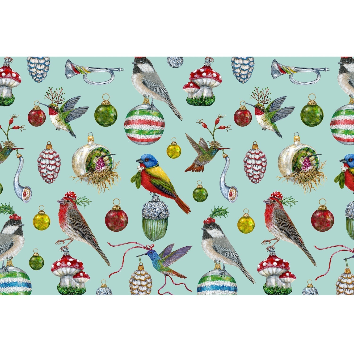 Baubles and Birds Placemat