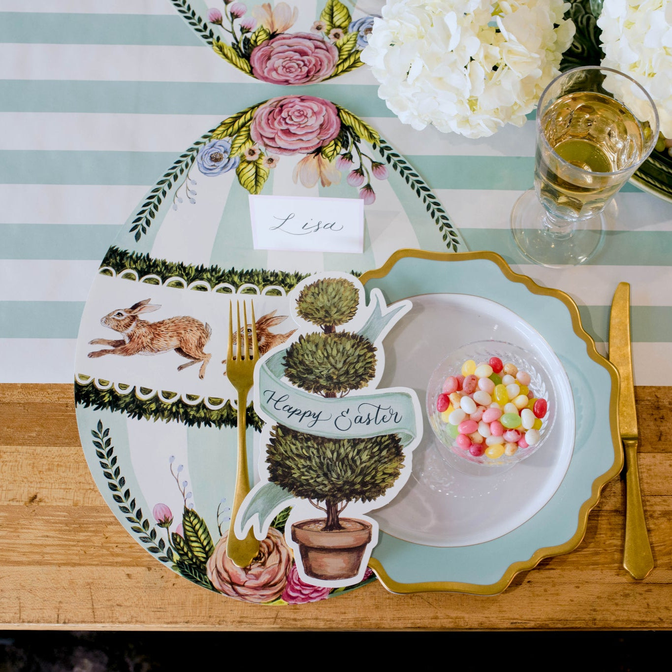 An Easter table setting with Hester &amp; Cook&