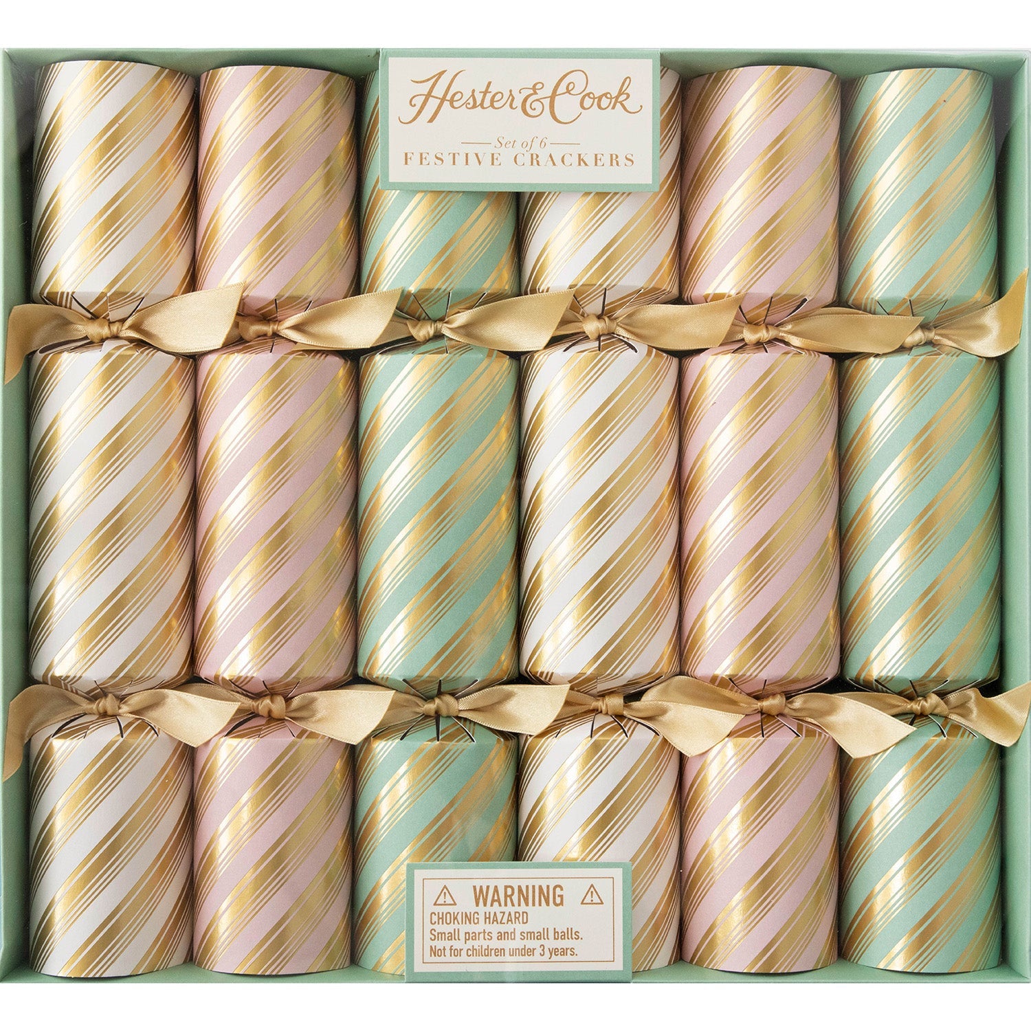 Peppermint Stripe Crackers