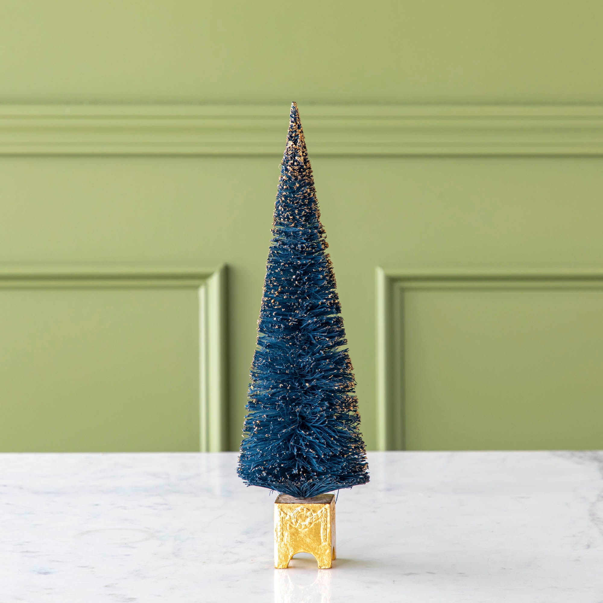 Large Gilded French Forest Sisal Tree