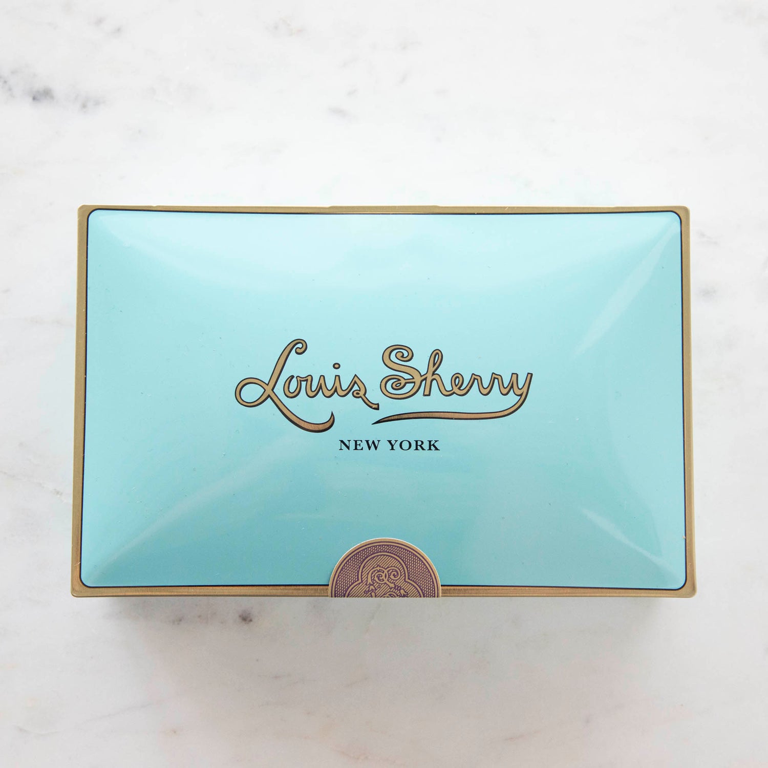 2-Piece Nile Blue Louis Sherry Chocolate Box