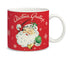 Vintage image Christmas Santa Ceramic Mug by Cavallini Papers & Co.