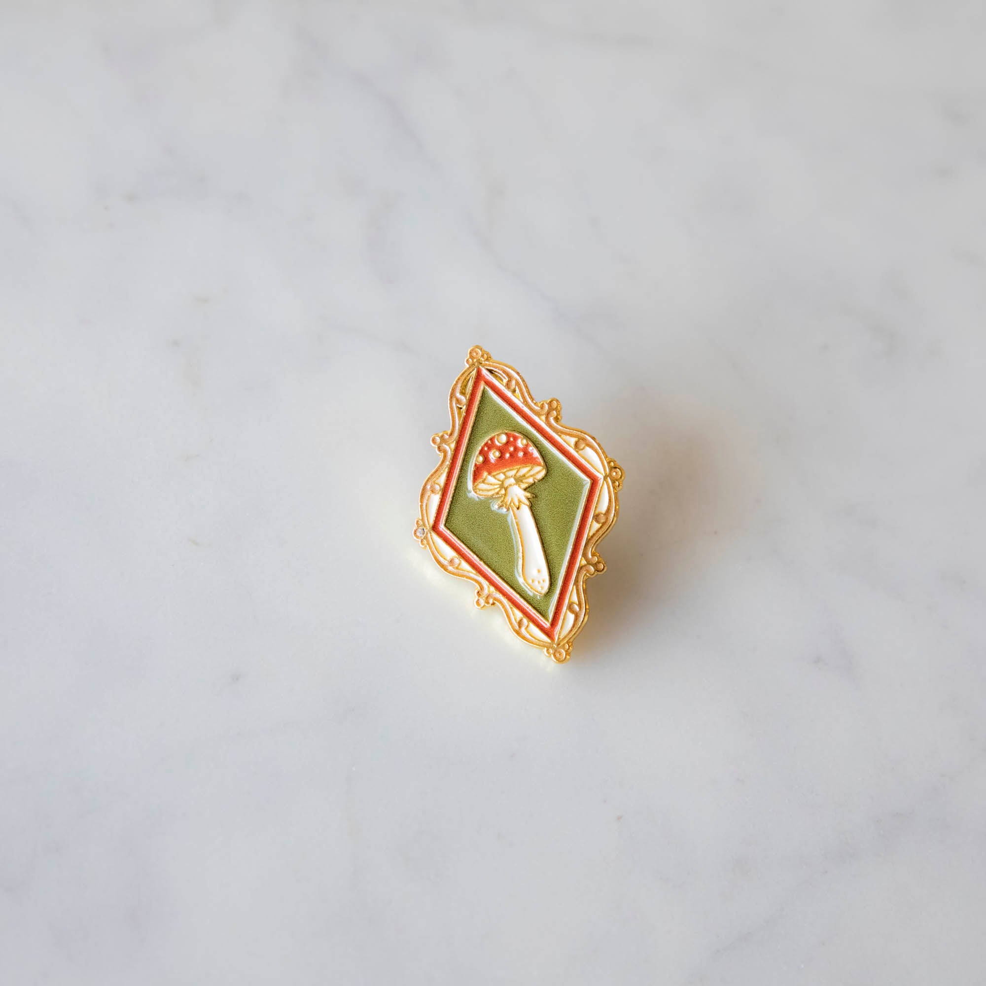 Mushroom Enamel Pin