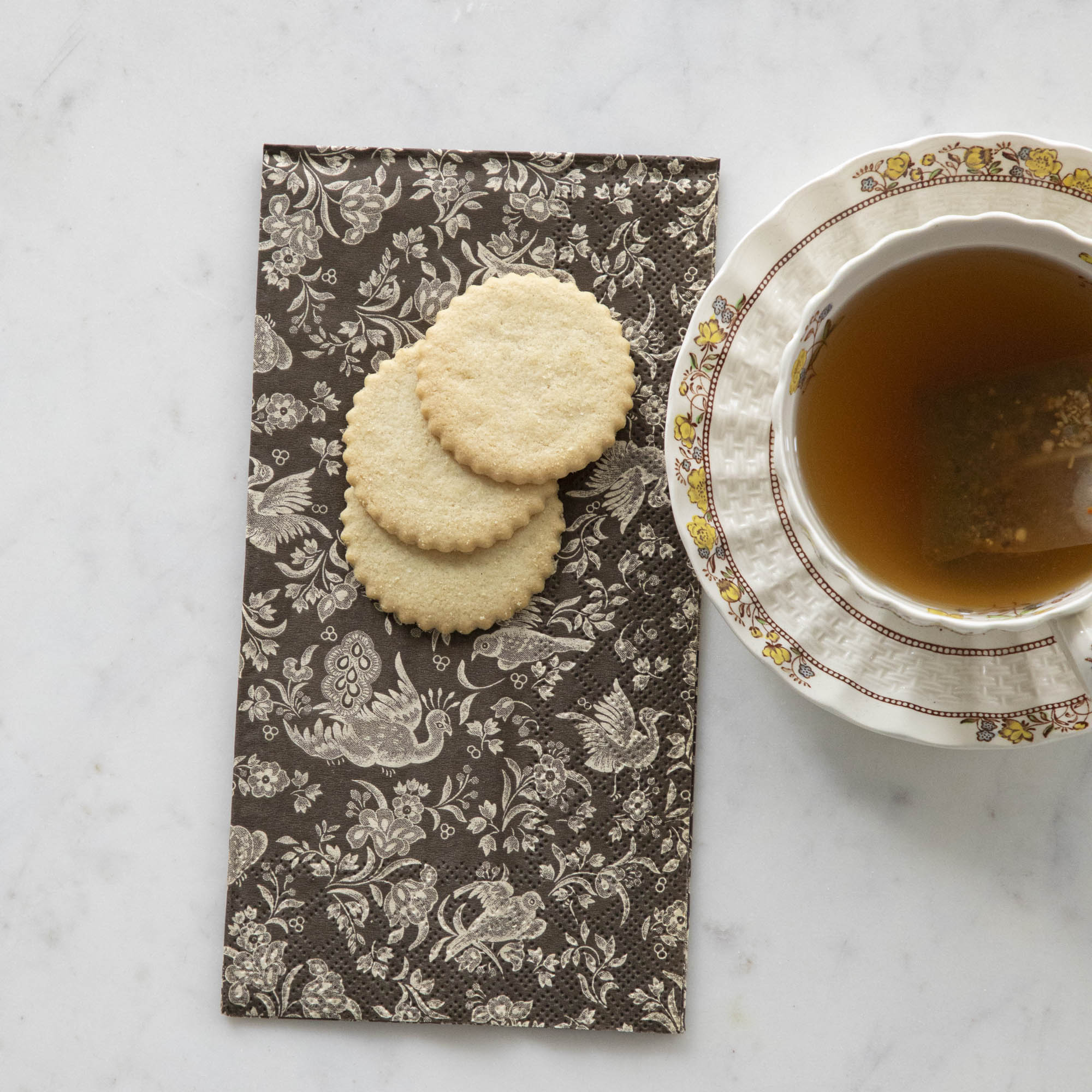 Brown Regal Peacock Napkins