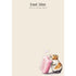 A cream notepad featuring a funny illustration of a guinea pig eating a bar of pink soap in the lower right, captioned "Good Ideas (Start eating clean)" at the top.