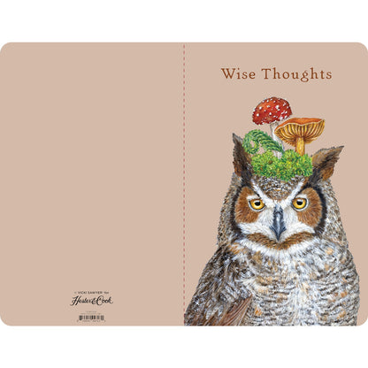 Wise Thoughts Owl Notebook