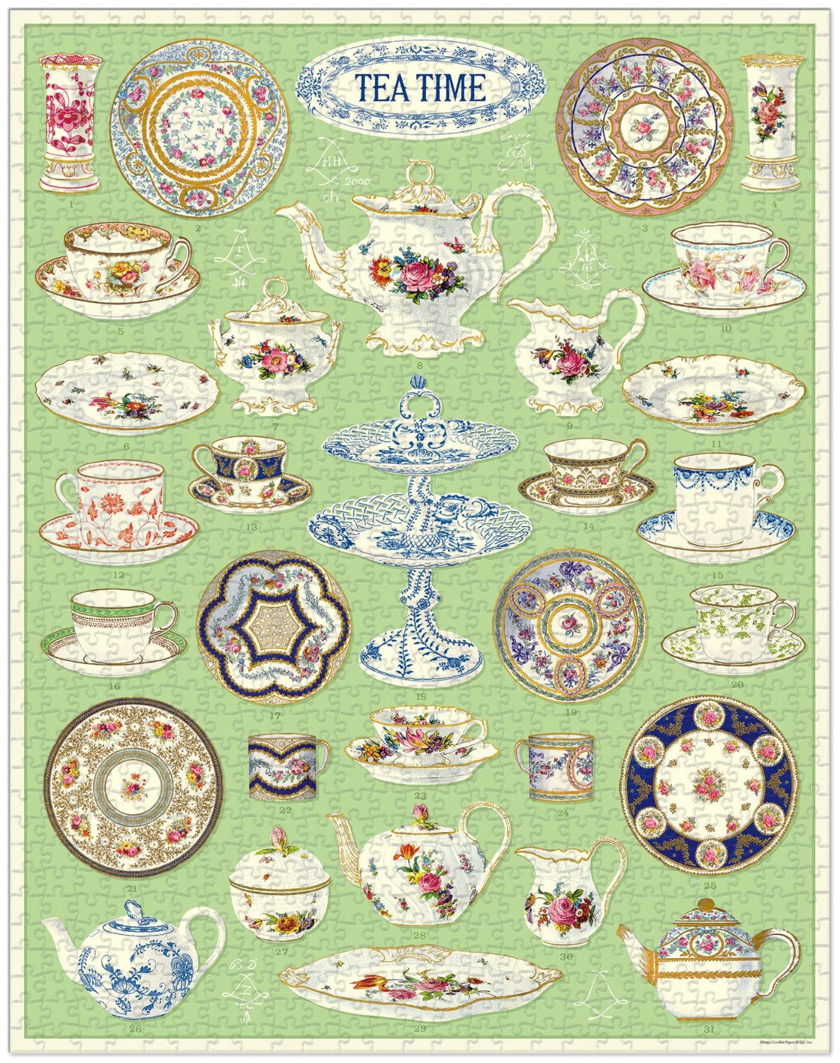 Completed Tea Time Puzzle