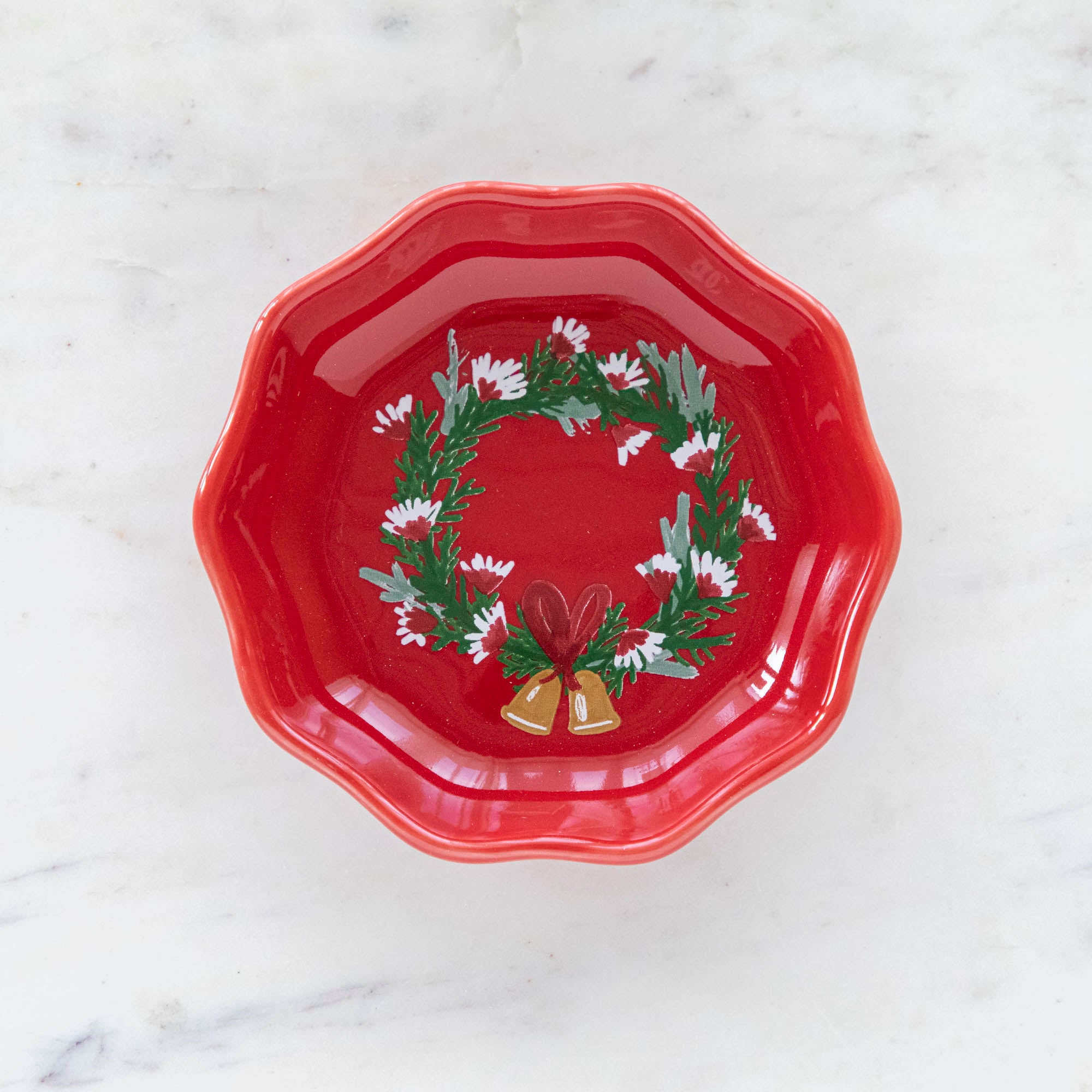 Wreaths Shaped Christmas Pinch Bowls