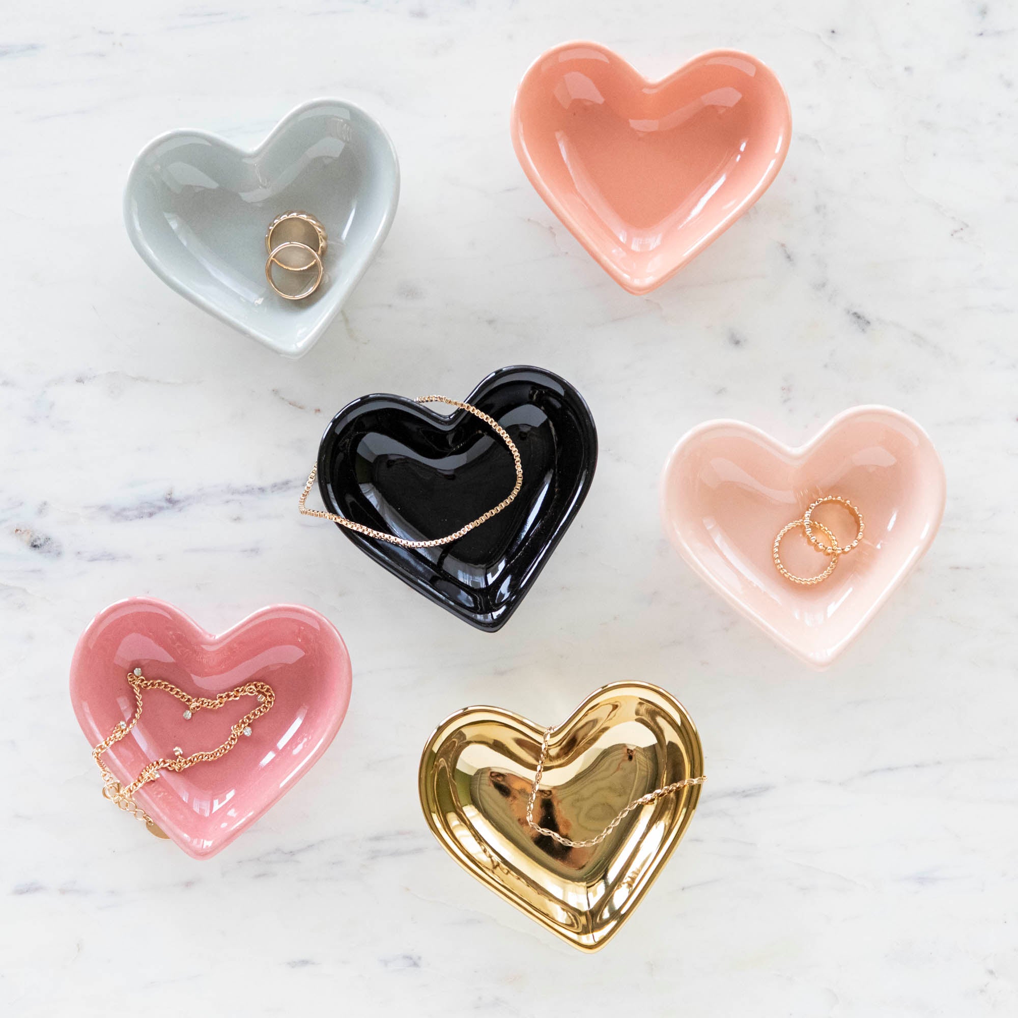 Heart Shaped Pinch Bowls