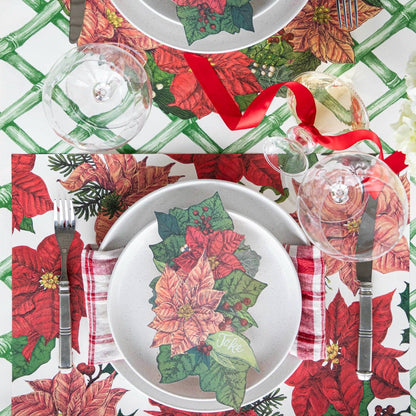 Festive Poinsettias Placemat