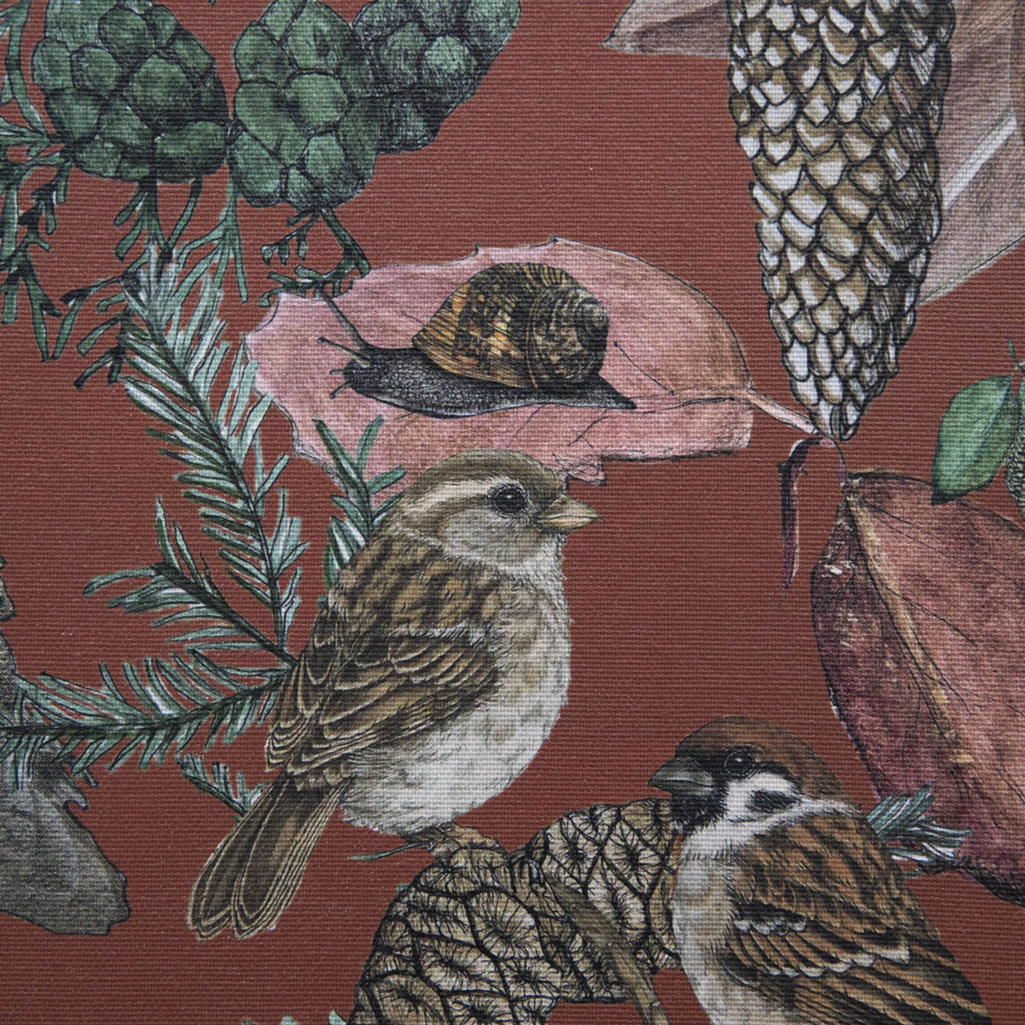 Italian Fall Bird &amp; Floral Placemats