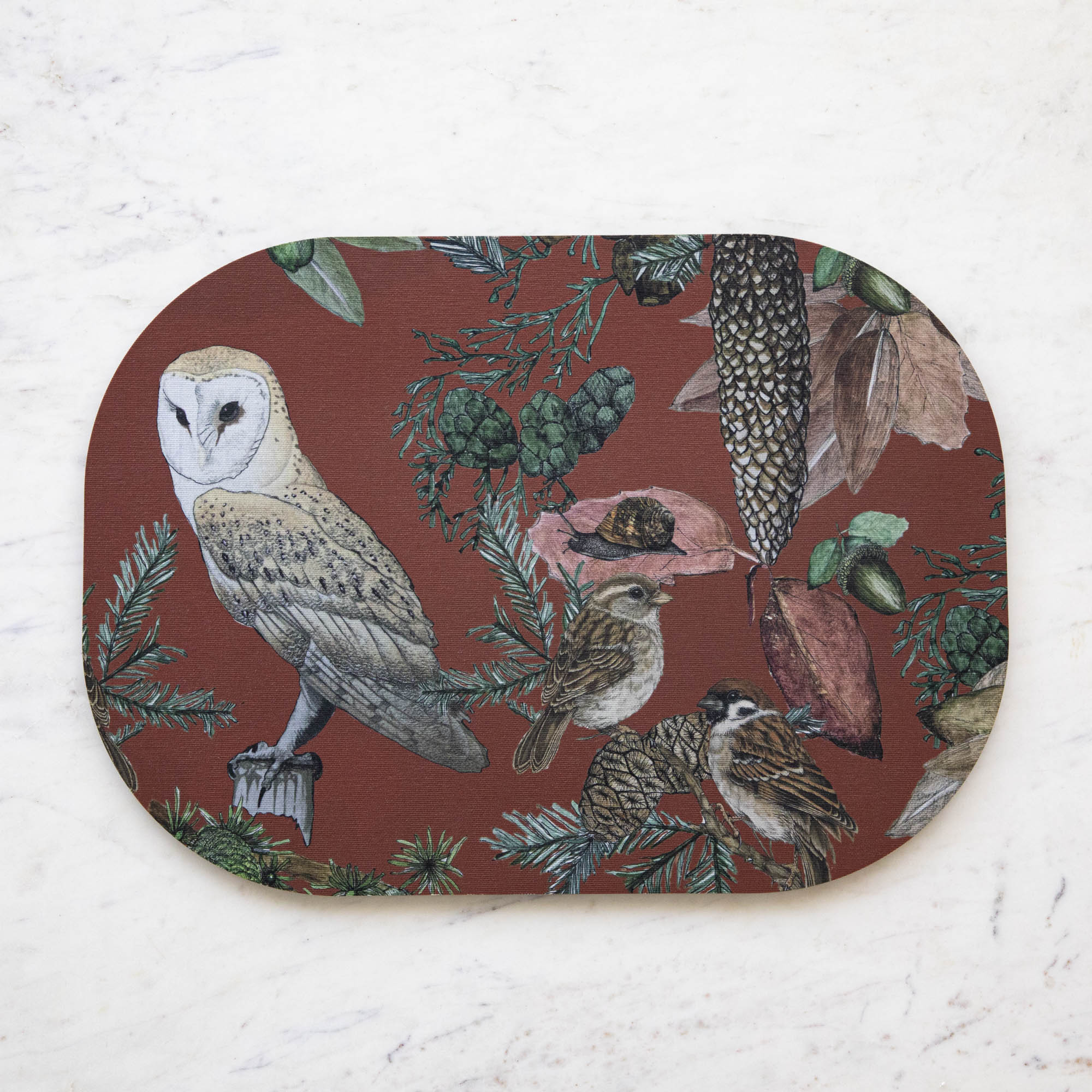 Italian Fall Bird &amp; Floral Placemats