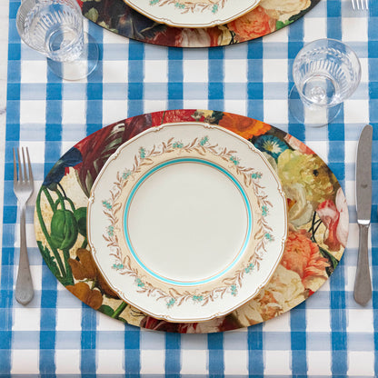 Oval Flemish Flowers Placemats