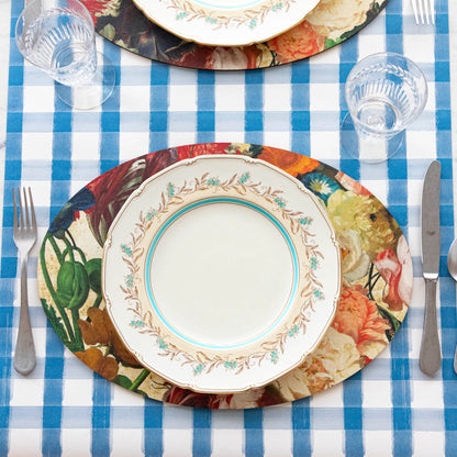 Oval Flemish Flowers Placemats