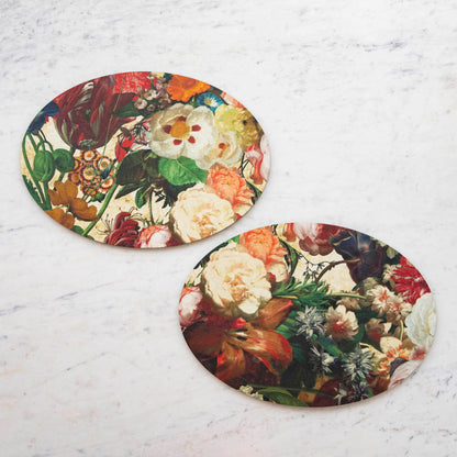 Oval Flemish Flowers Placemats