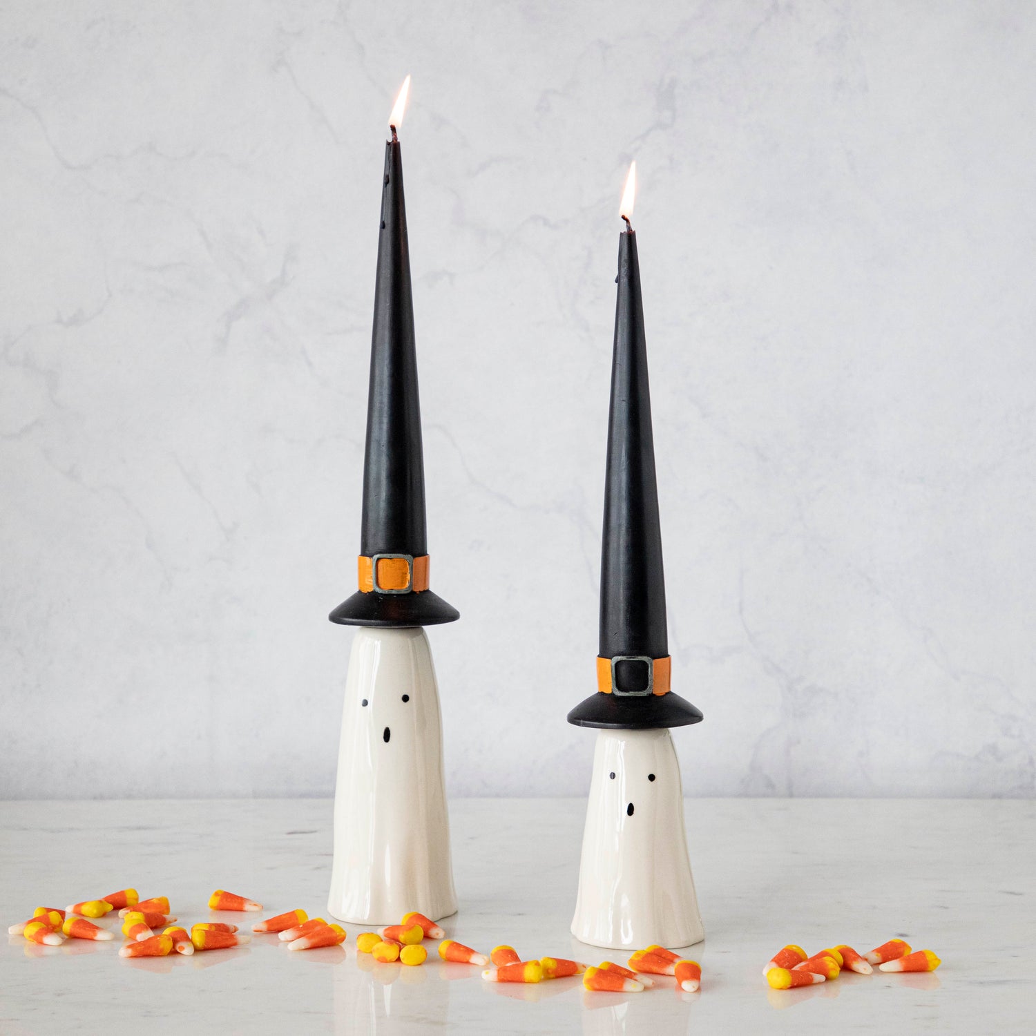 Unscented Witch Hat Taper Candle