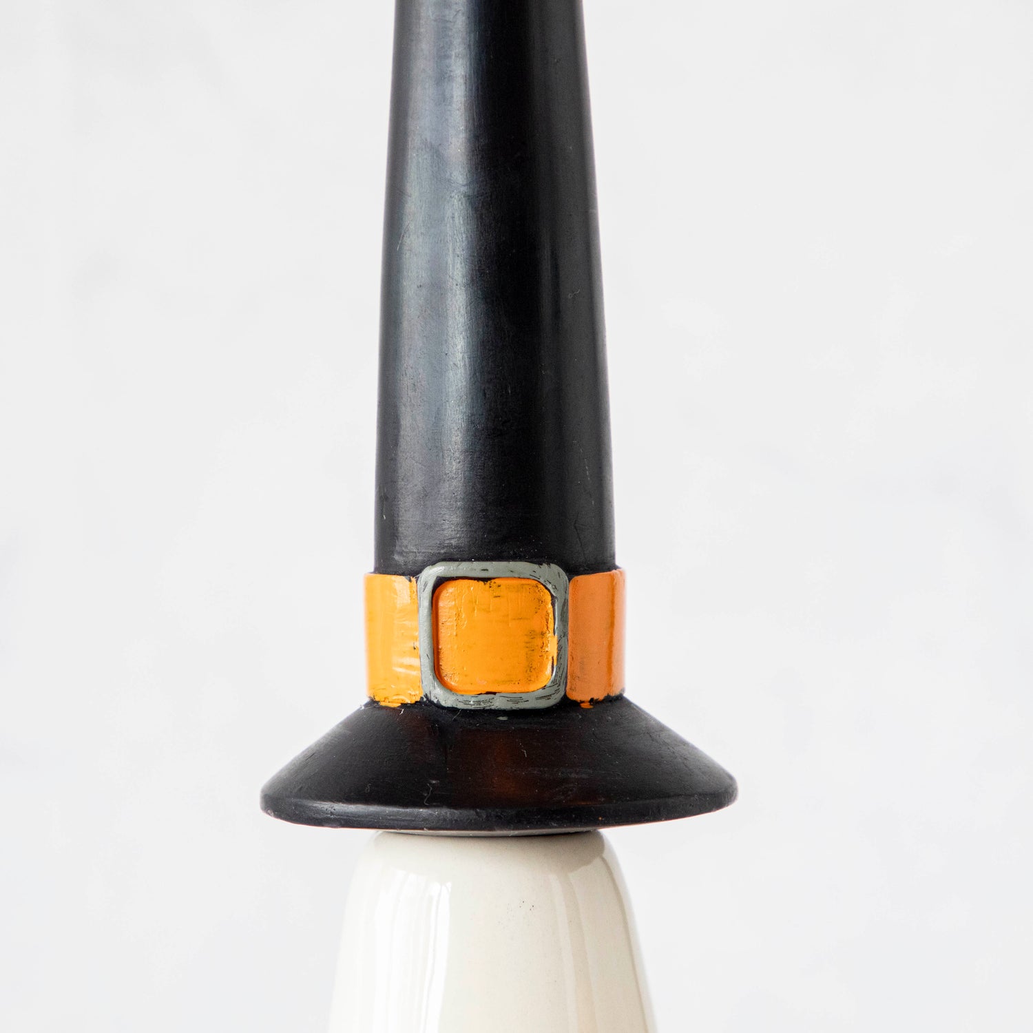 Unscented Witch Hat Taper Candle